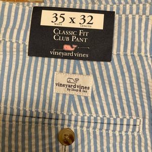 Vineyard Vines Seersucker Pants - Size: 35x32